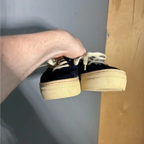 Soludos X Lockhart Sneaker Blue Velvet Embroidered Size 6.5 - Picture 7 of 7